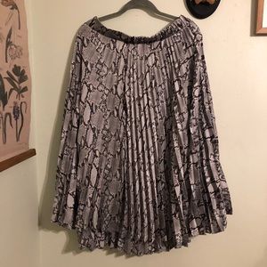 New Look Snake Skin Skirt